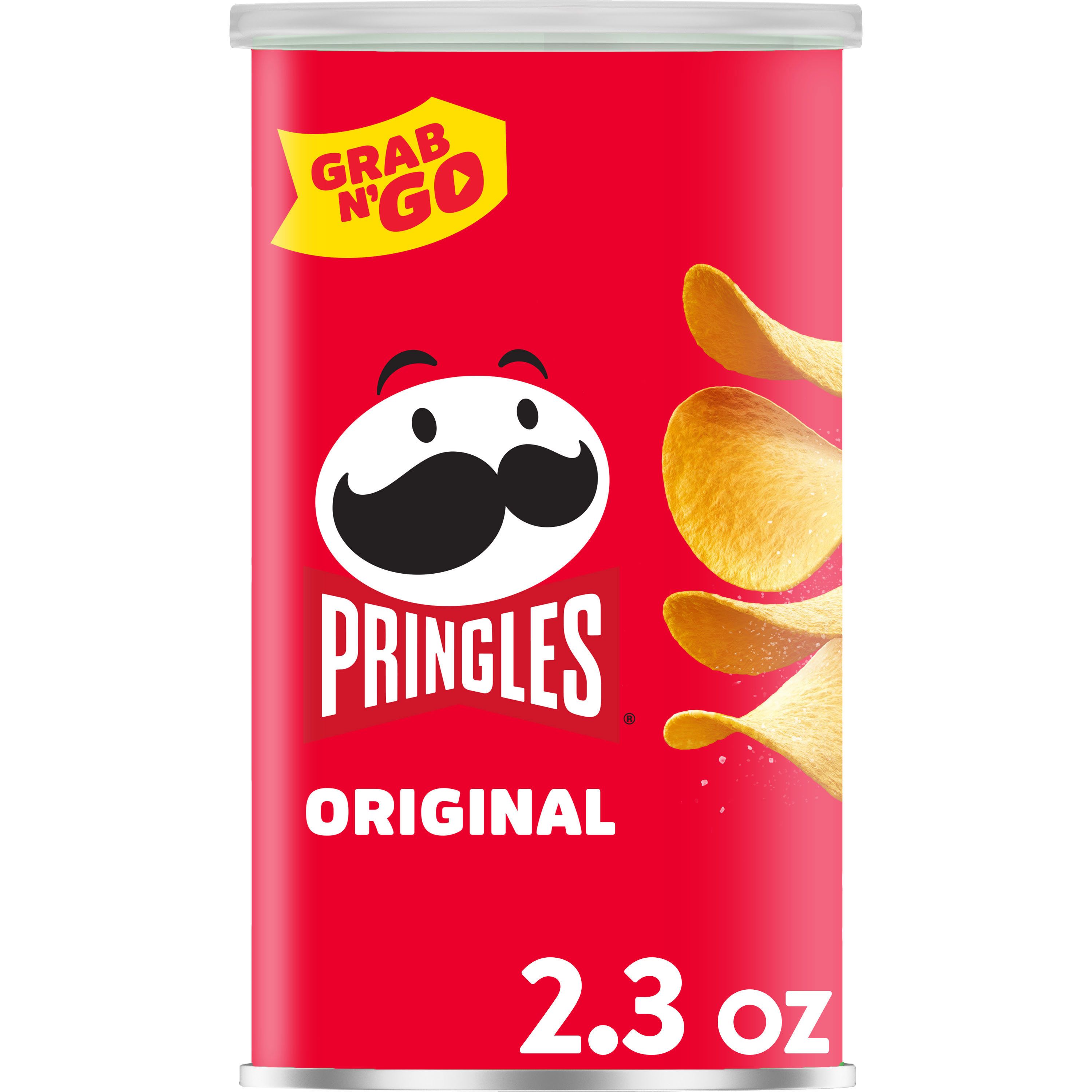 Pringles Grab & Go 2.5 oz Can Original 12ct 2.36oz