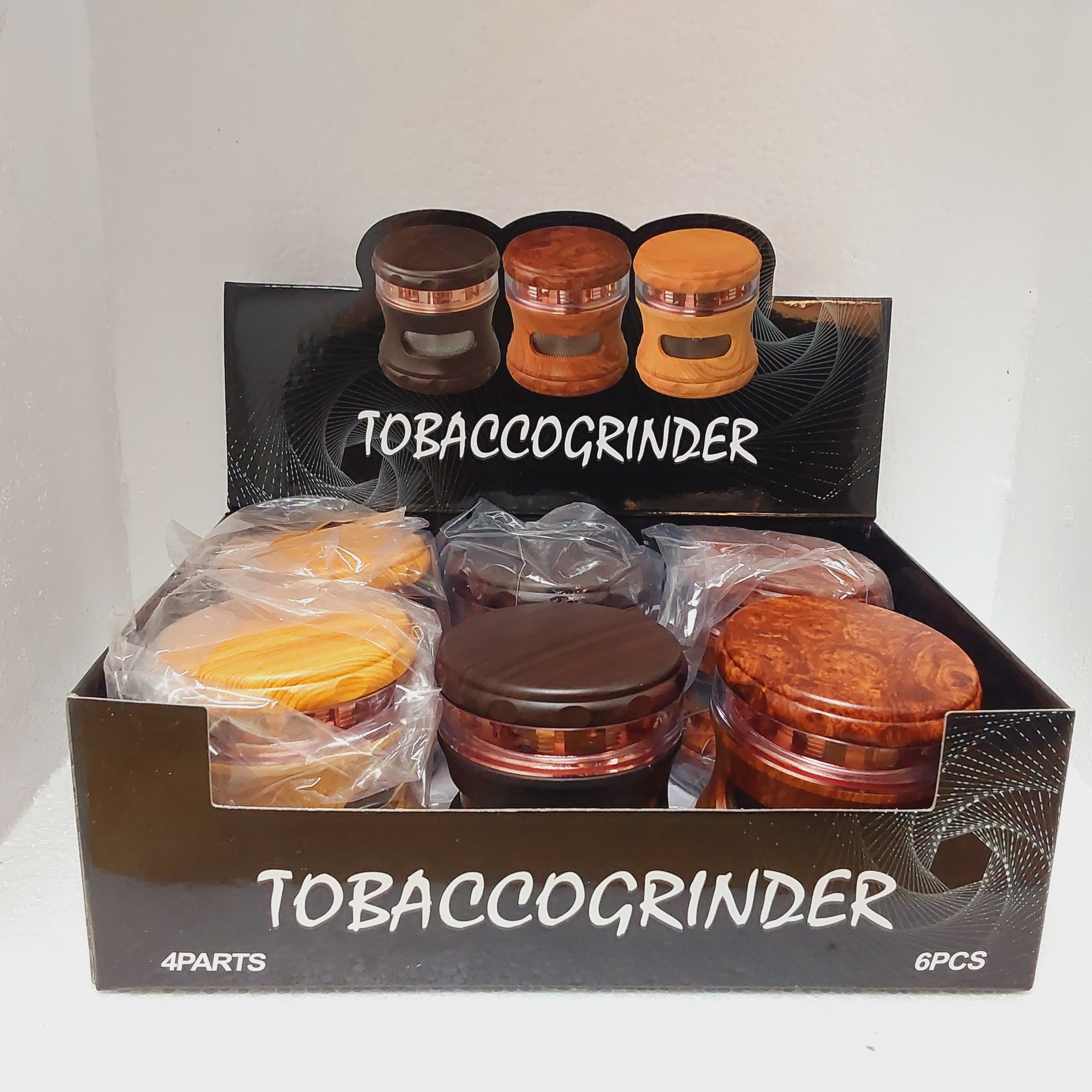 Tobacco Grinder Wood WW-WG0004