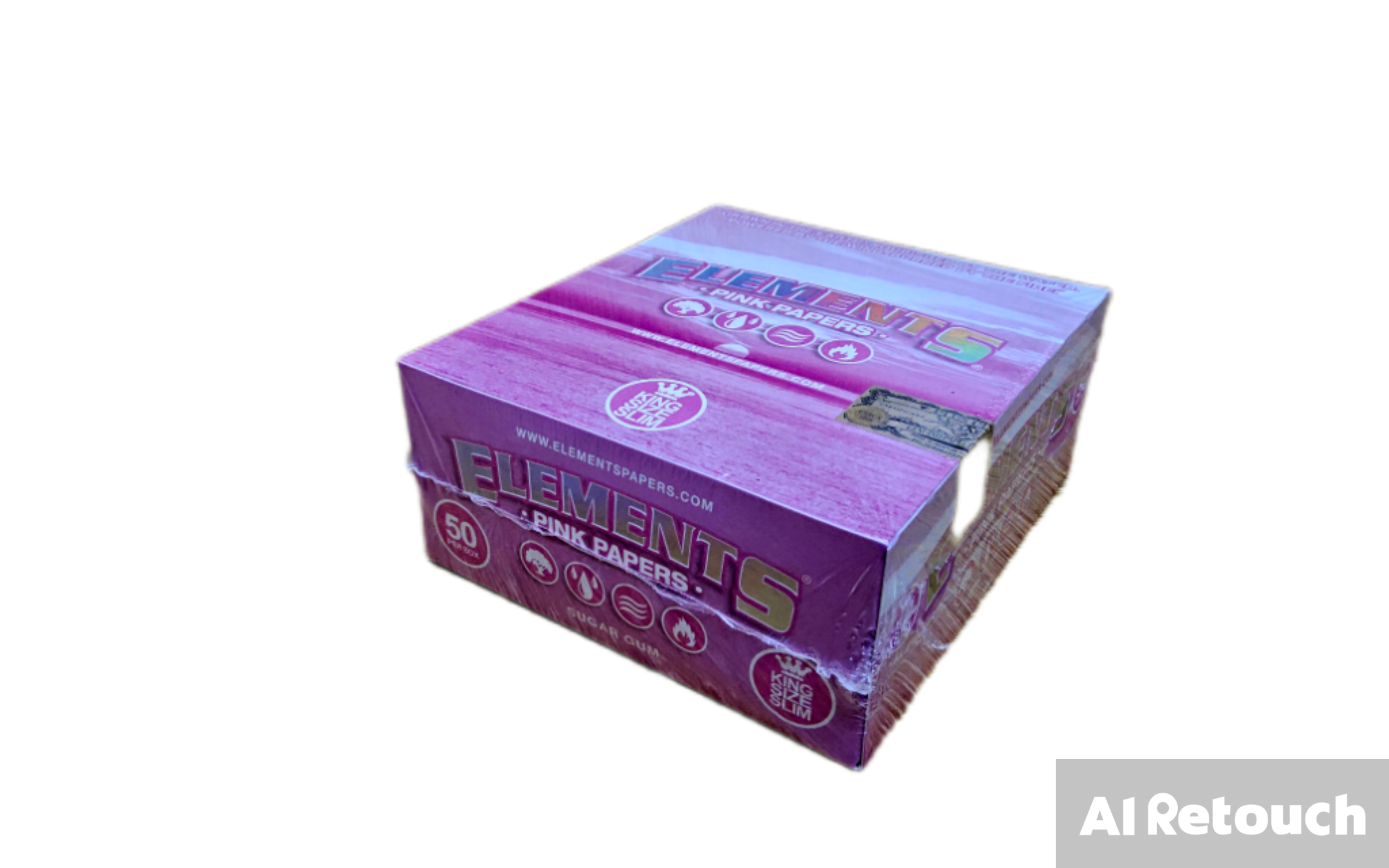 Element Pink Box Paper King Size Slim