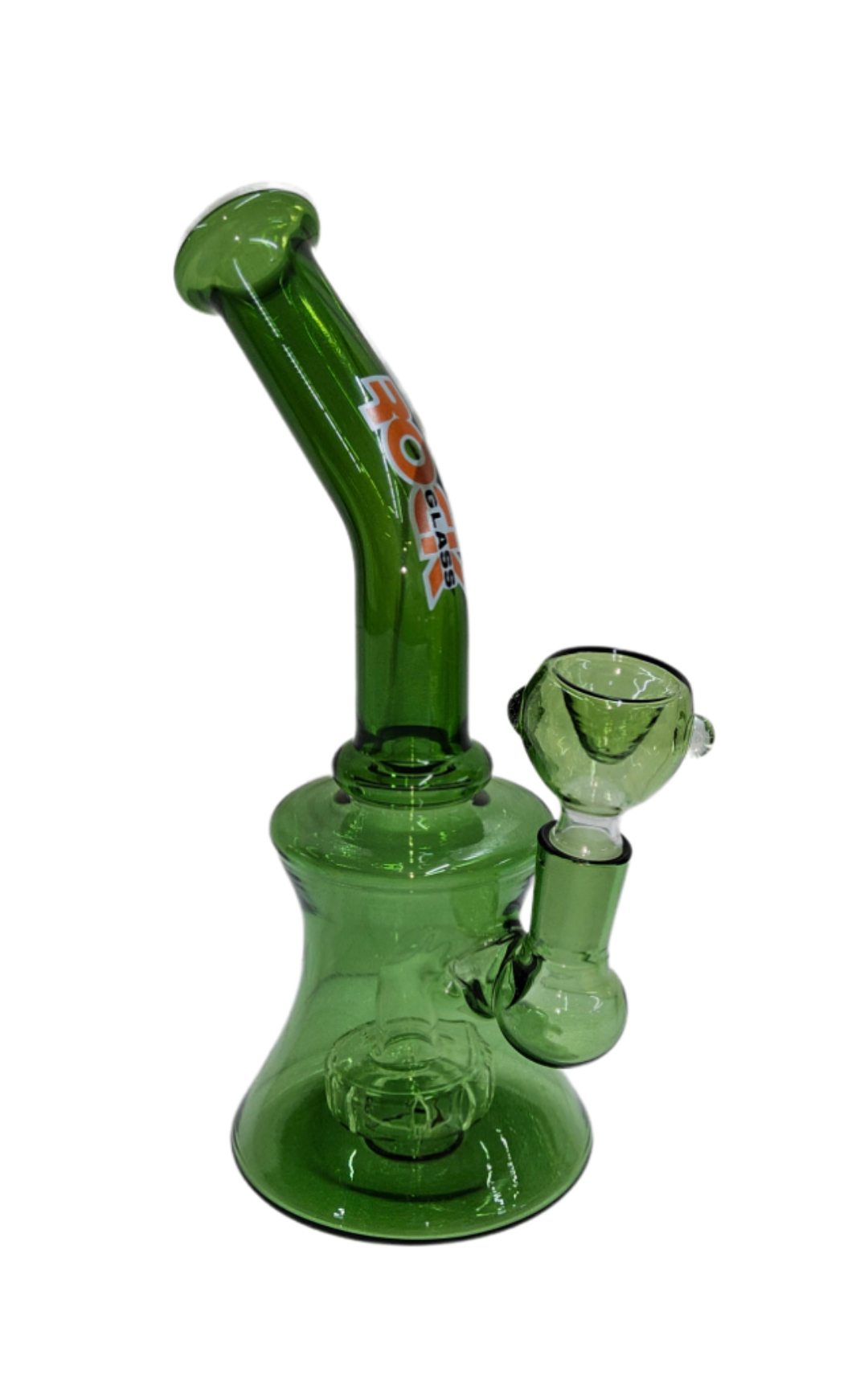 W70 green Rock Glass