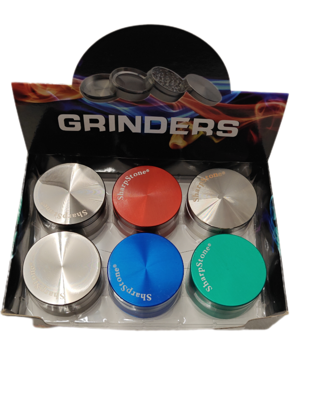 Sharp Stone Grinder 6ct Display 63mm