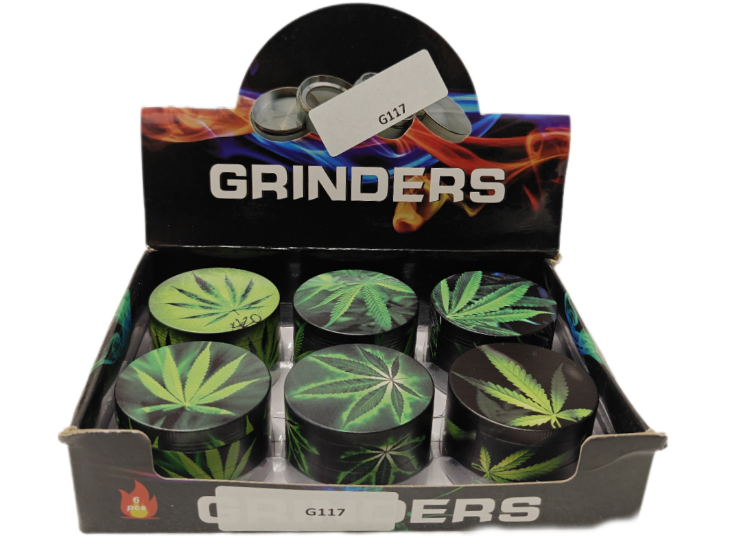 Grinder 63MM Flower 6 CT