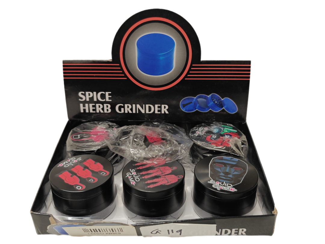 SPICE HERB GRINDER SQUID GAM63MM