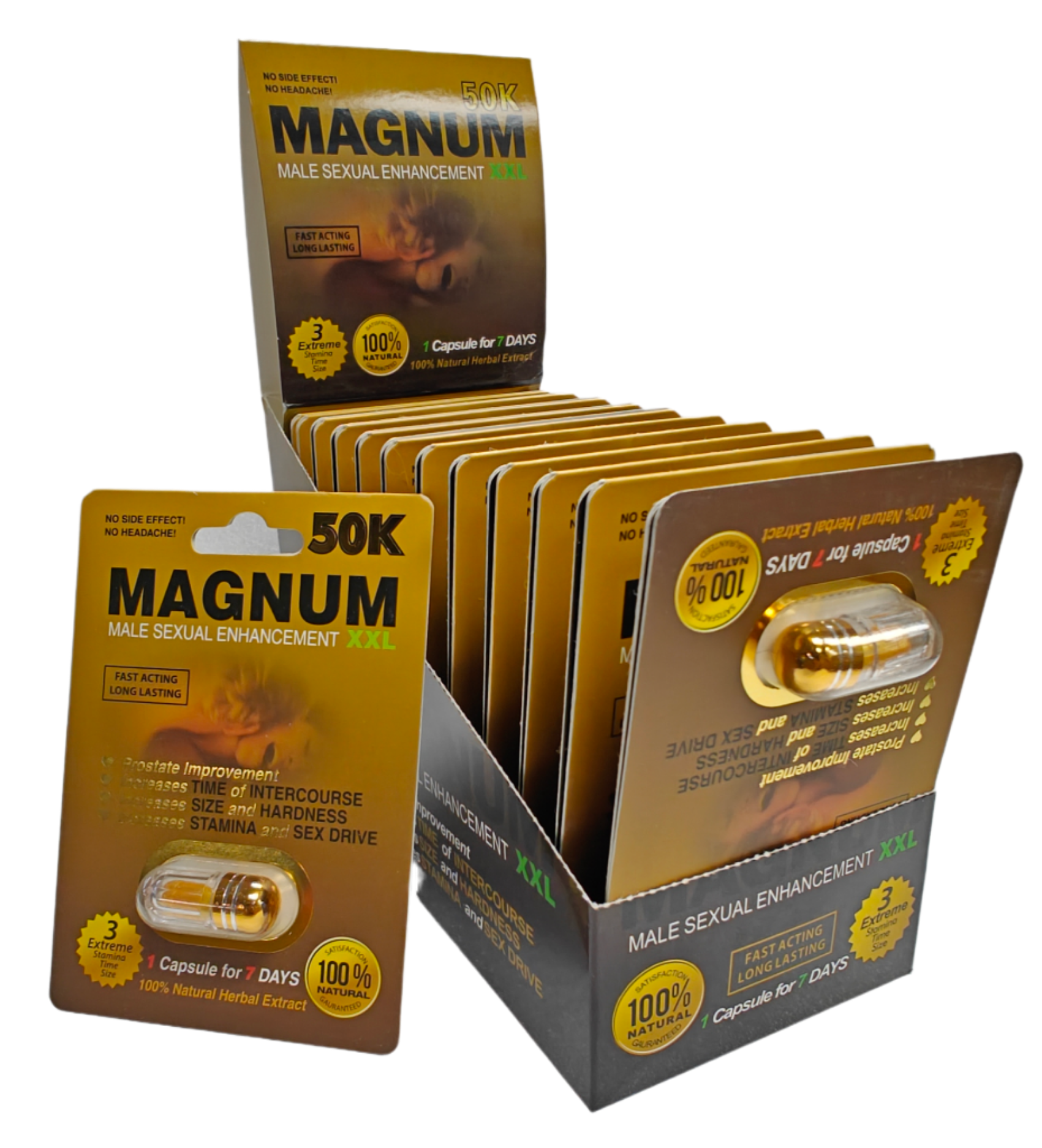 Magnum Gold XXL 50K Single Pill 24 Ct