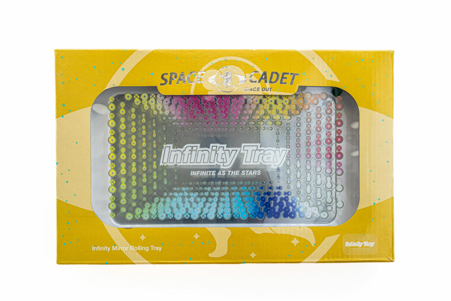 SPACE CADET – ROLLING TRAY – INFINITY TRAY W/ LED LIGHTS