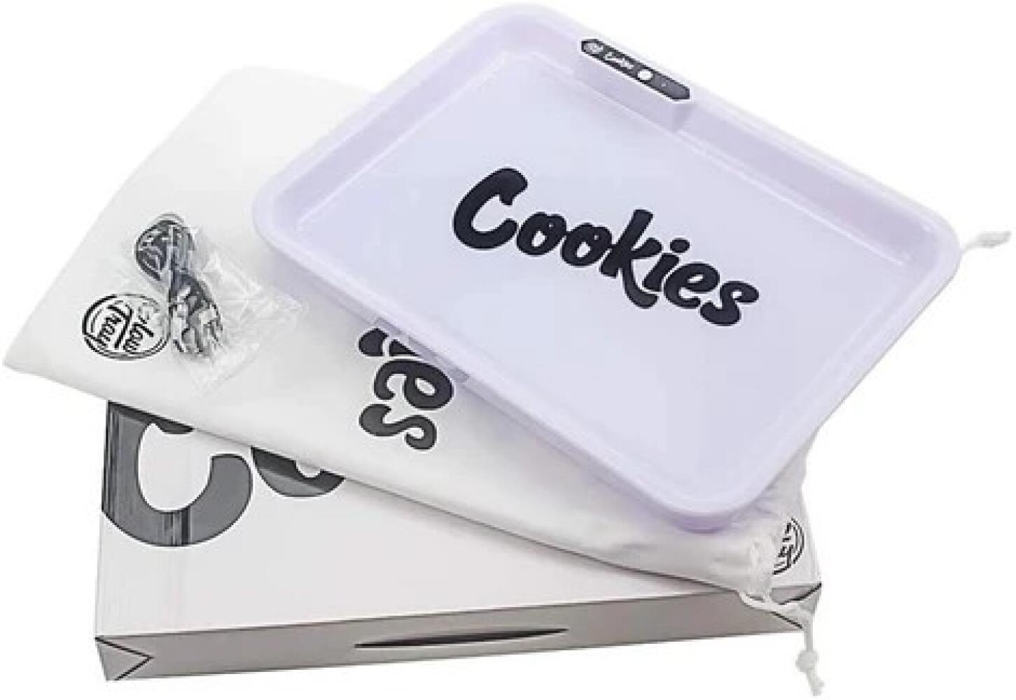 cookies 11x7in led rolling Rechargeable Tray