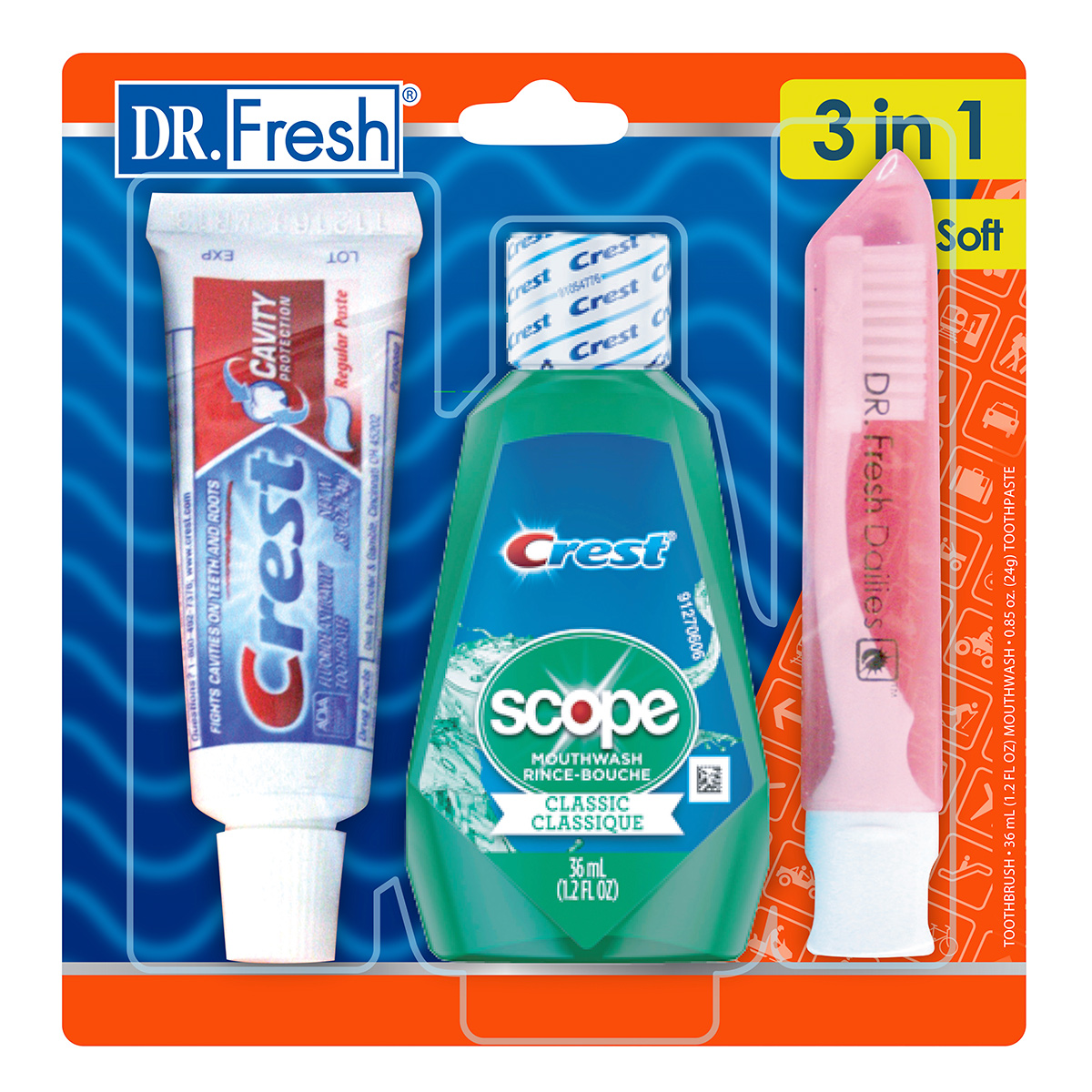 DR FRESH TRAVEL KIT PER UNIT