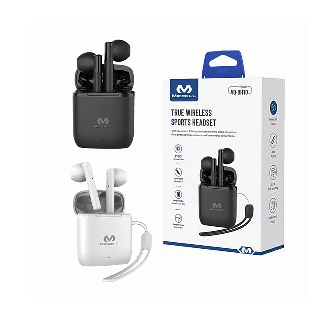 S2552 Miccell TWS Wireless Earphone (VQ-BH10) Box Pack
