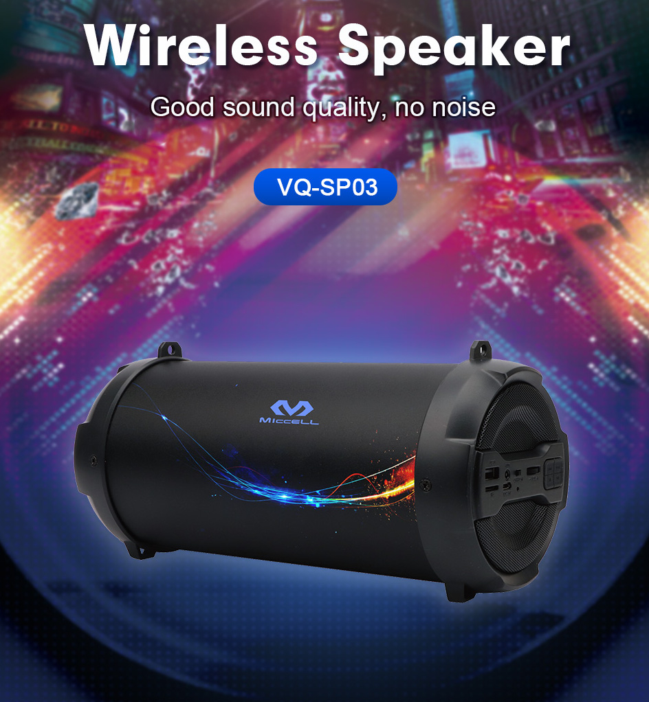 S1373 Miccell Boombox Wireless Speaker (VQ-SP03)