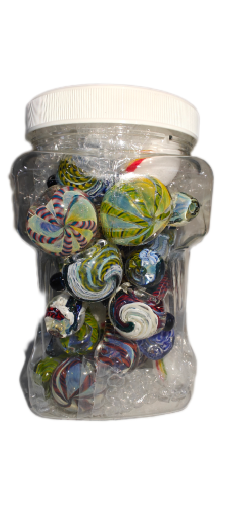3 INCH GLASS PIPE 20 PCS Jar