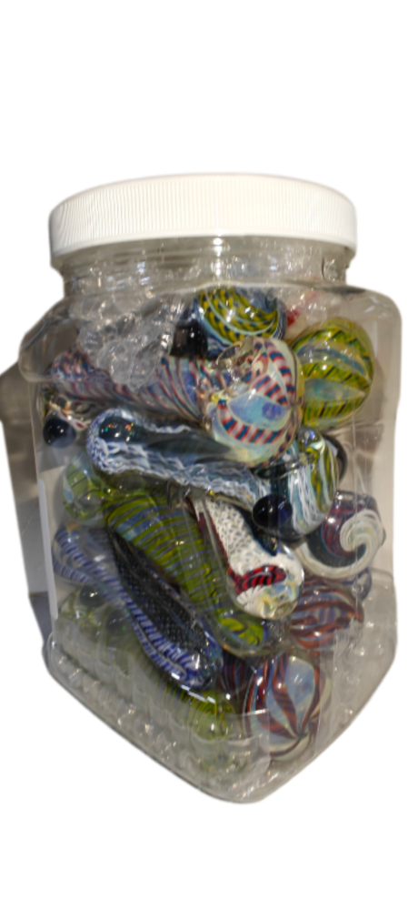 3 INCH GLASS PIPE 20 PCS Jar