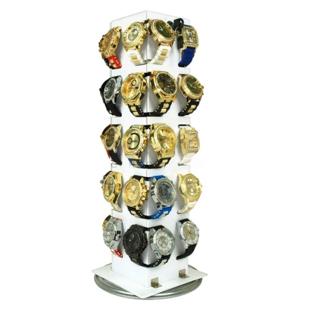 S2580 40Pcs Watch Rotating Counter-Top Display