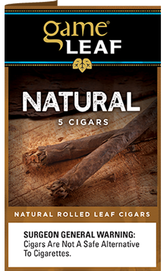 GAME CIGARILLOS - GAME LEAF 5PK UNRPICED NATURAL