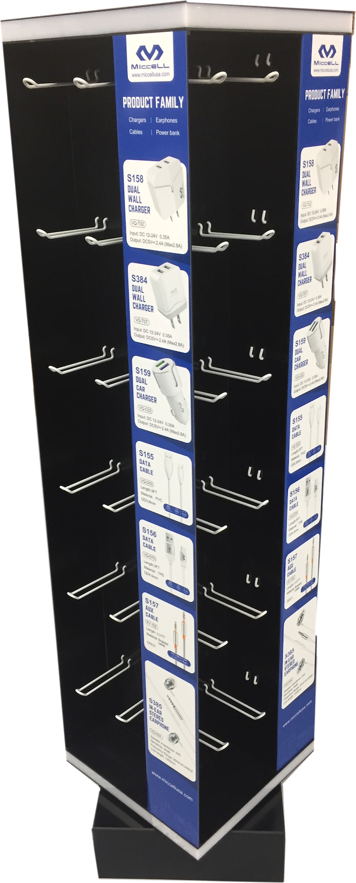 S1948 NEW Miccell Rotating Floor Display (EMPTY