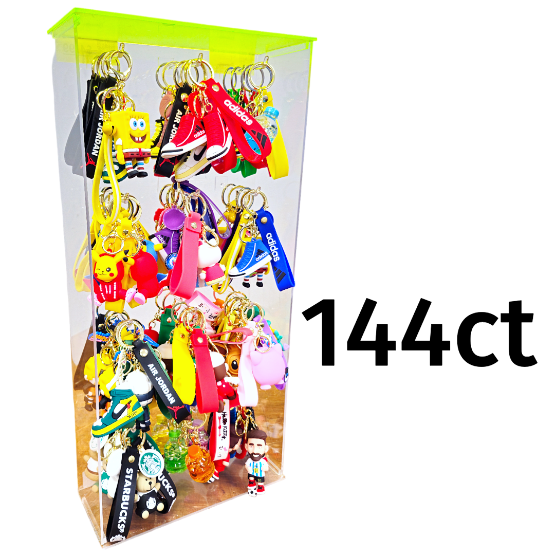 Keychane Display with 144 PCs