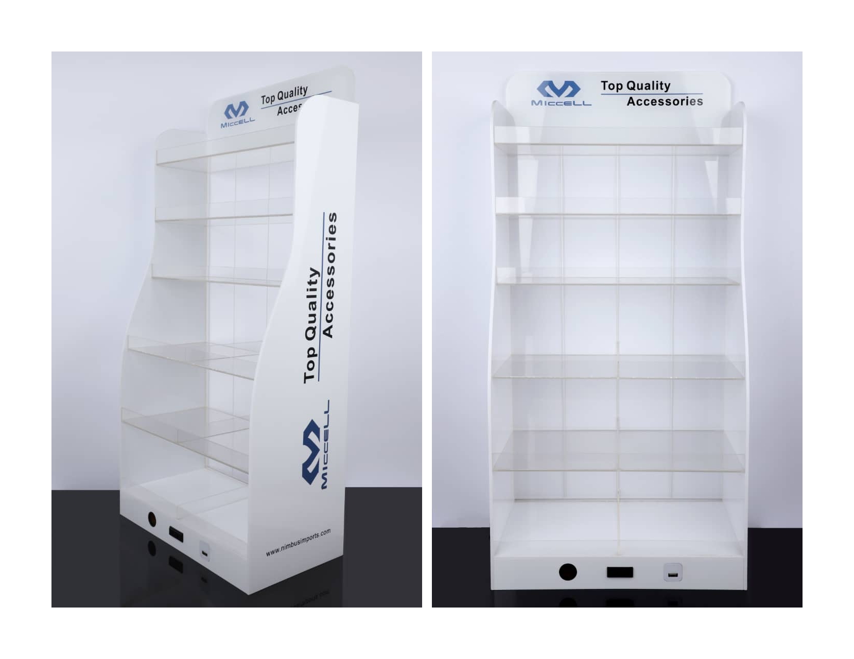 S331 Miccell medium Counter Display Empty Big with charging port