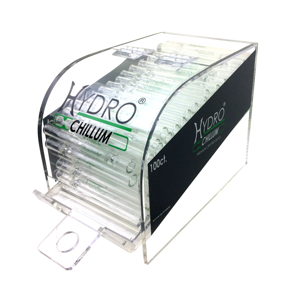 Hydro Chillums Acrylic Display 100ct