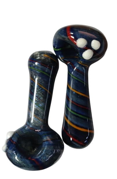 4 INCH HEAVY GLASS PIPE  JAR 18PCS