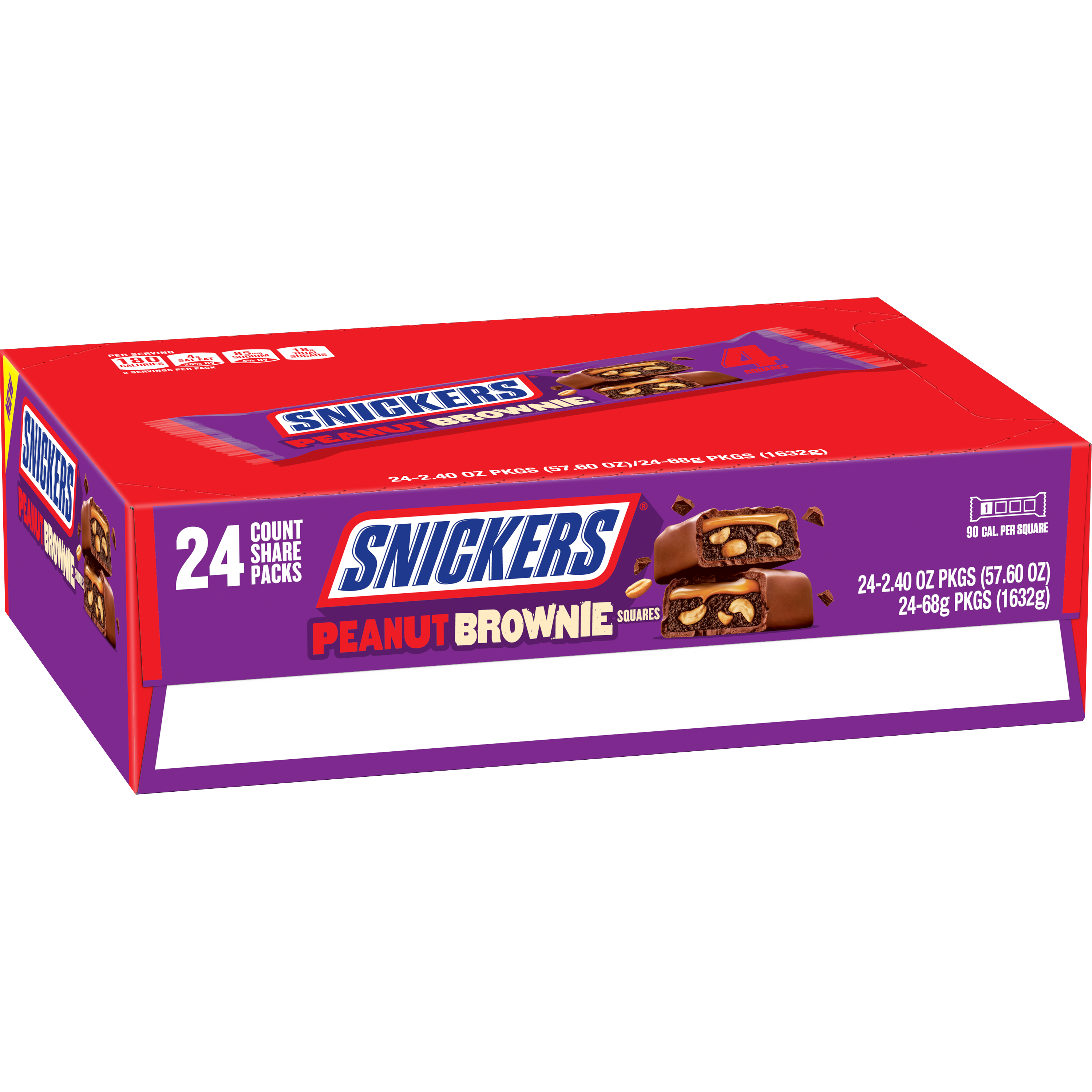 Snickers Peanut Brownie King Size 2.4 oz 6/24ct