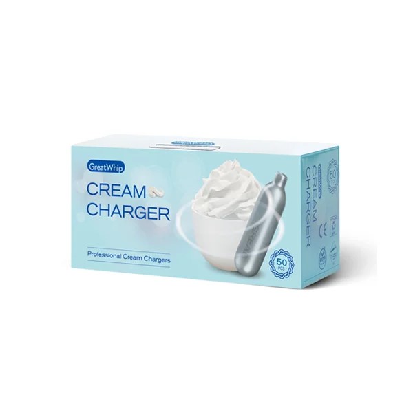 GreatWhip Whipper Cream Orignal Flavored N2O Chargers 50 PacksX12