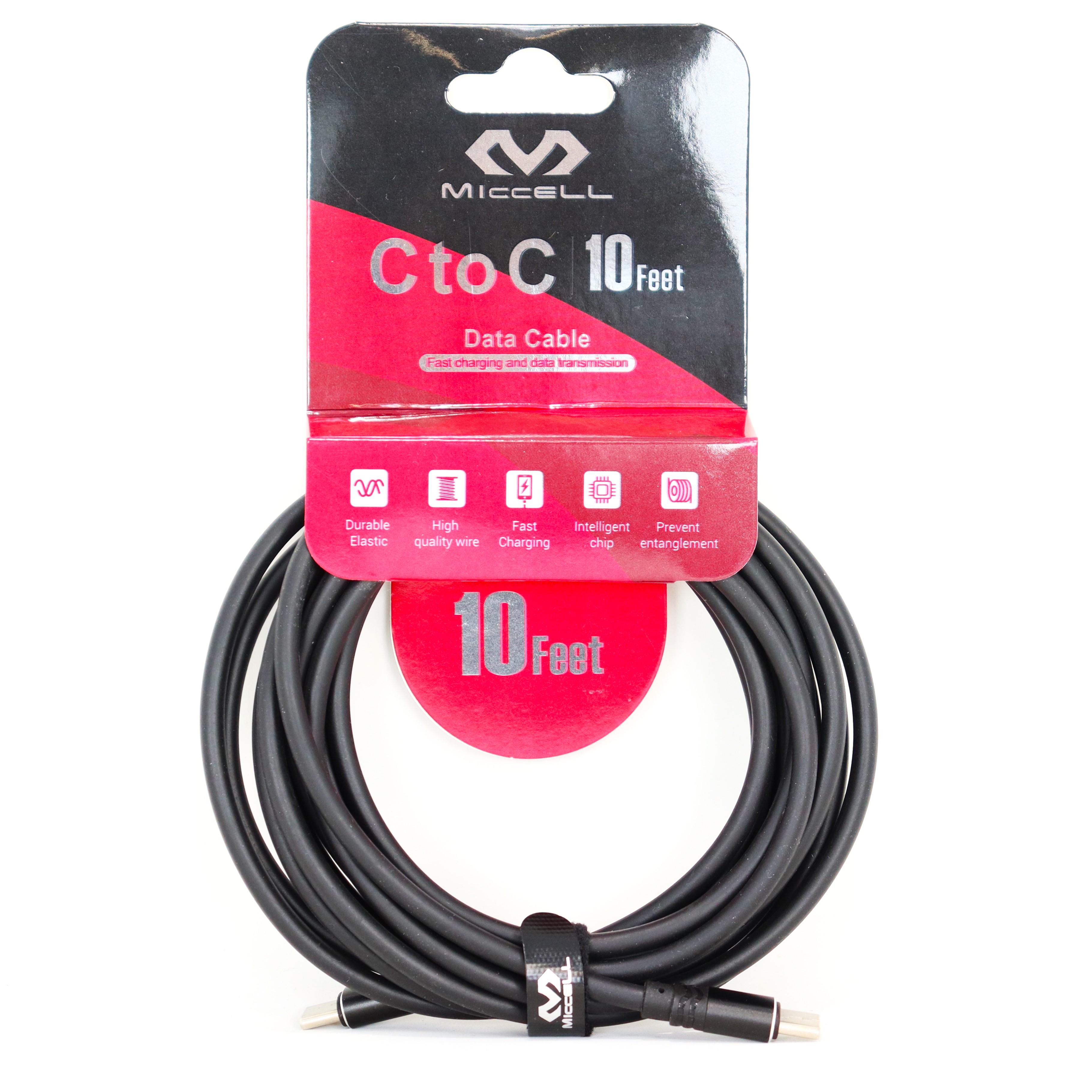 S2152 Miccell C to C 10ft Fast Cable (VQ-D70) Box Pack (na)