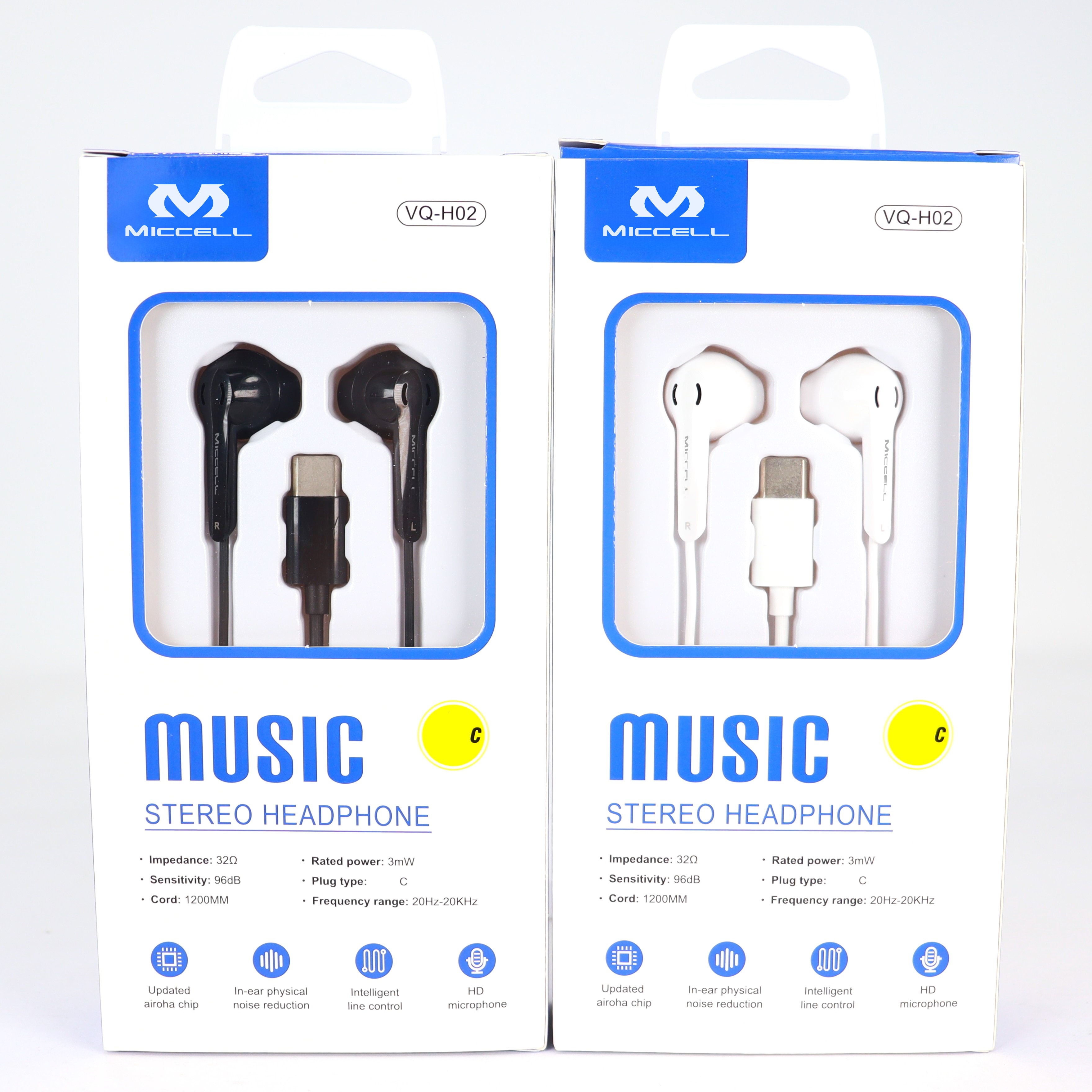 S2497 Miccell C-Digital Wired Earphone (VQ-H02) Box Pack