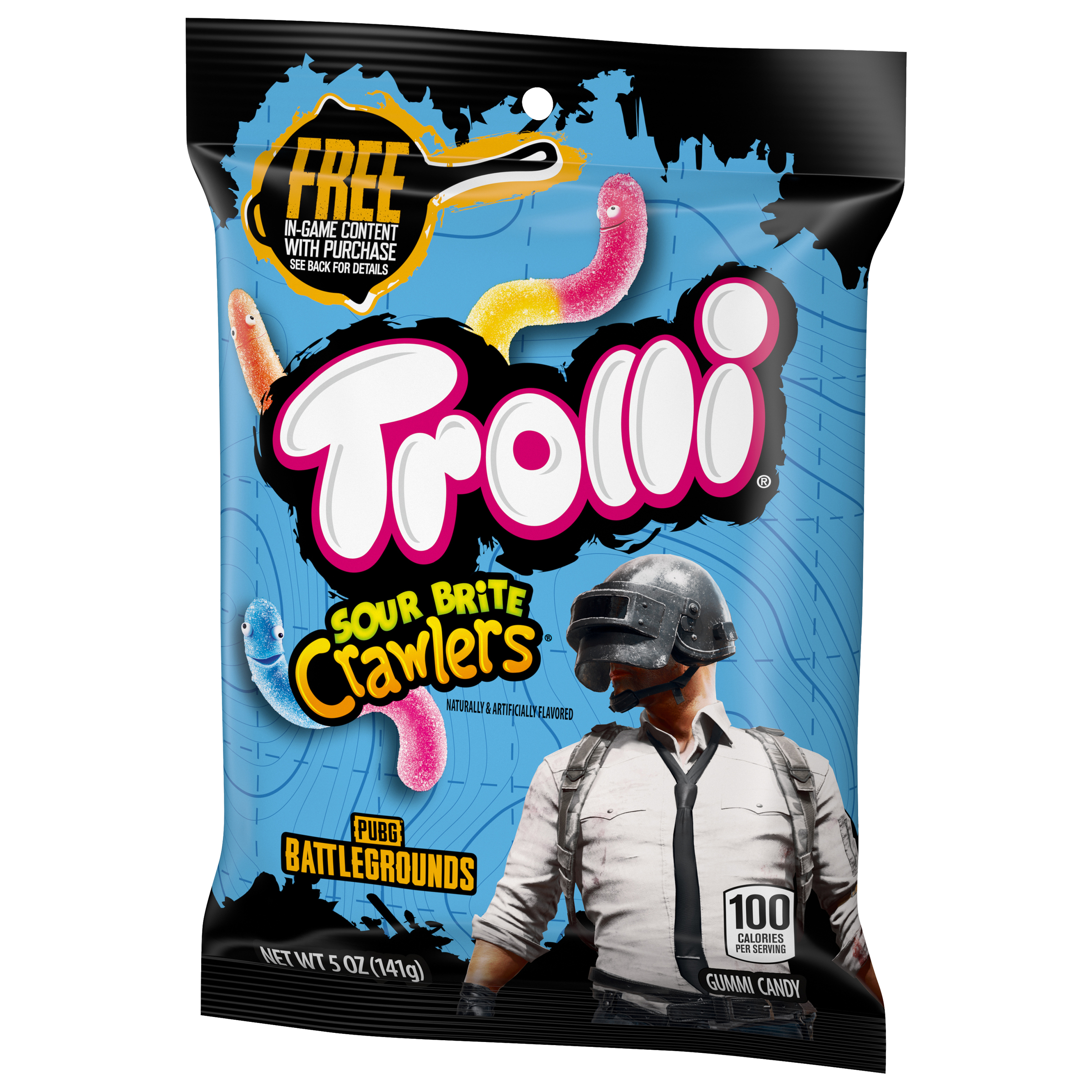 Trolli Peg Bag Sour Brite Crawlers 5oz 1/12ct