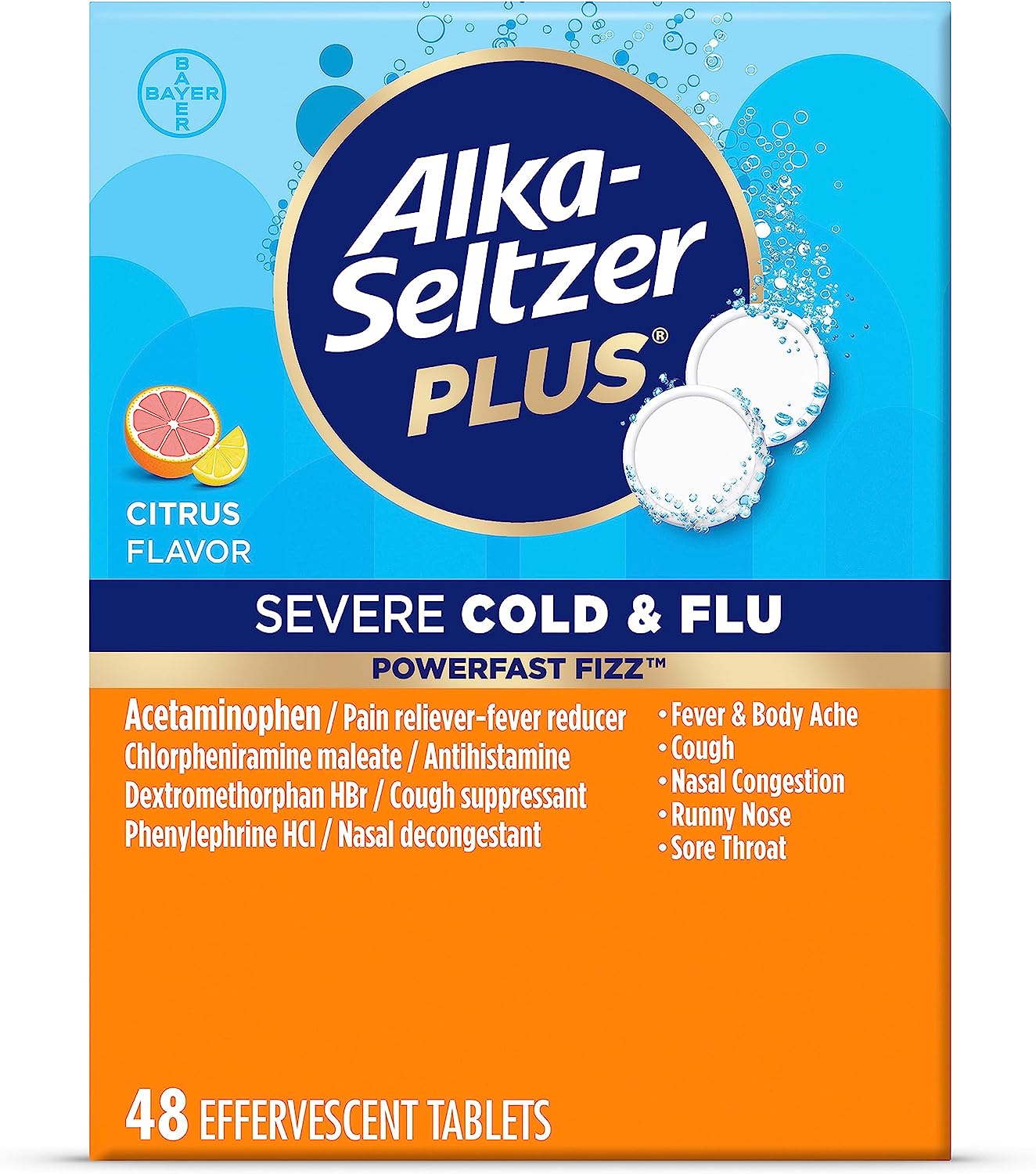 Alka seltzer plus cold&flu