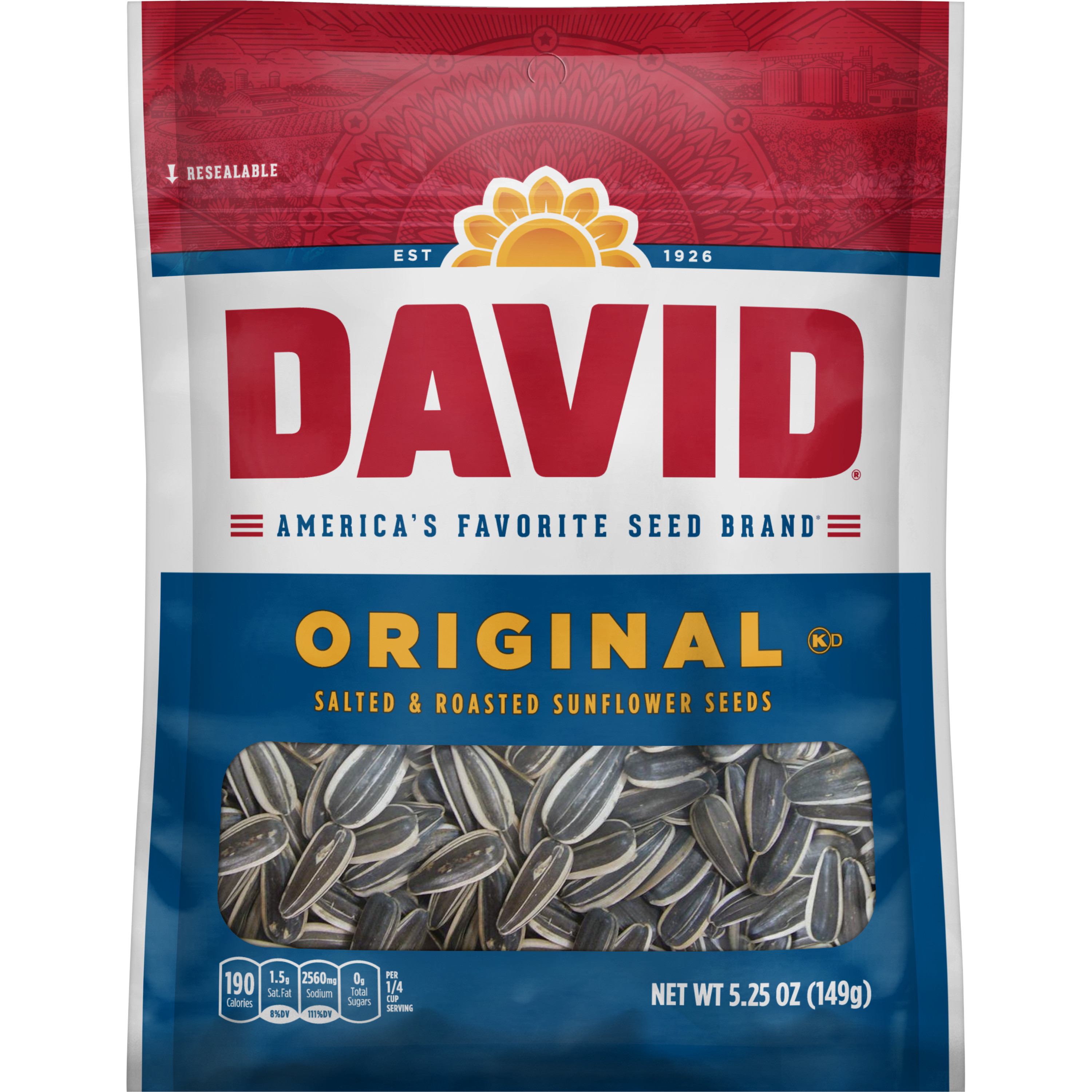 David's Sunflower Seeds Original 5.25oz
