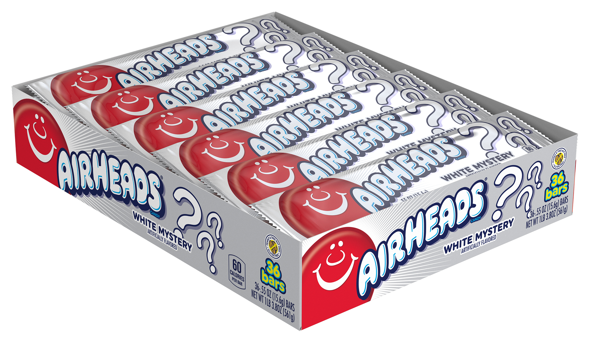 Airheads Singles White Mystery 12/36ct 0.55oz