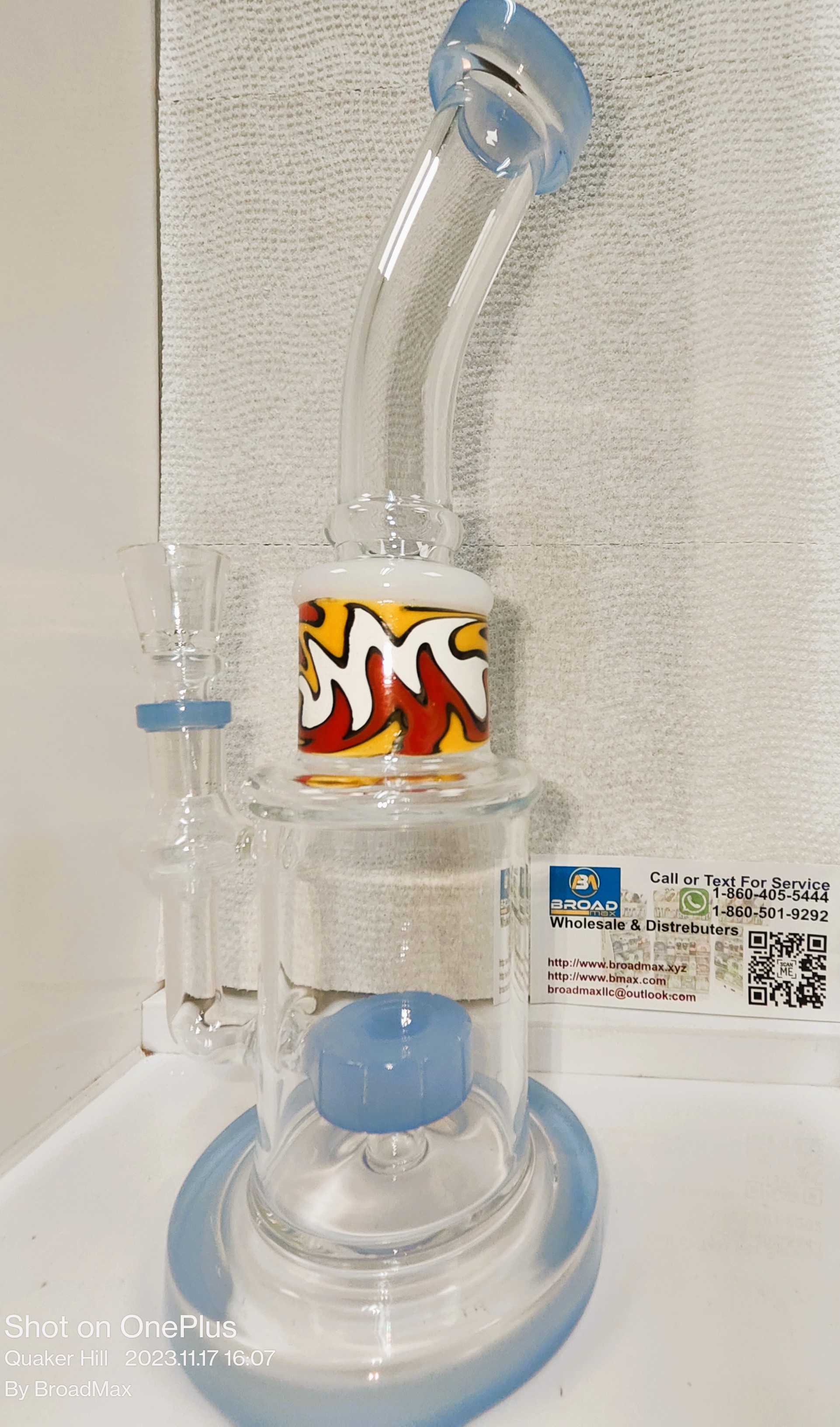 10" WATER PIPE CUT SHOWER WITH STICKER ARF-512