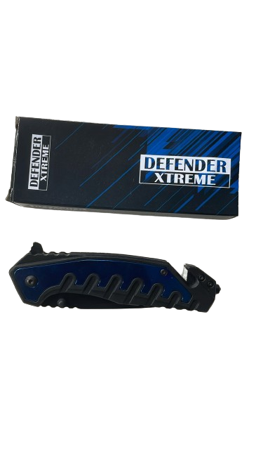 4.5" Closed S/A Knife with Black & BlueTitanium Handle