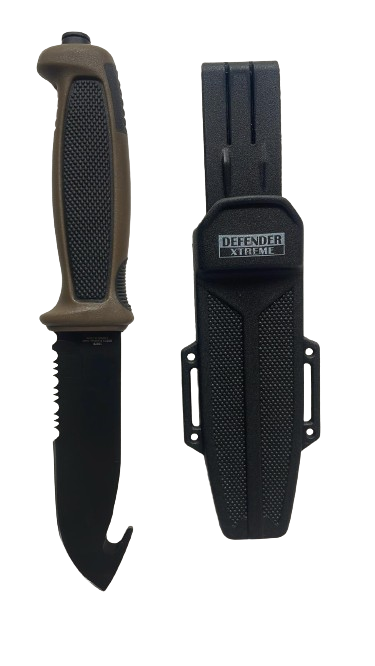 HK with Brown ABS Handle Hook Style Blade