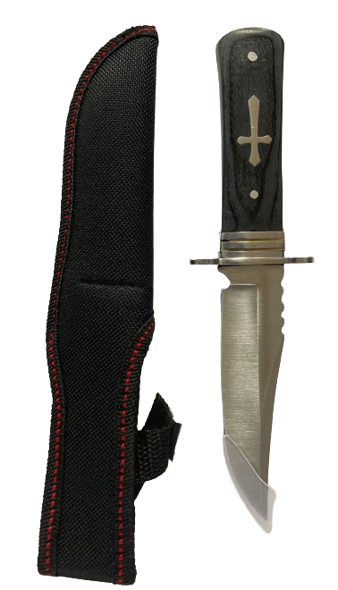 HUNTING KNIFEWOOD HANDLE