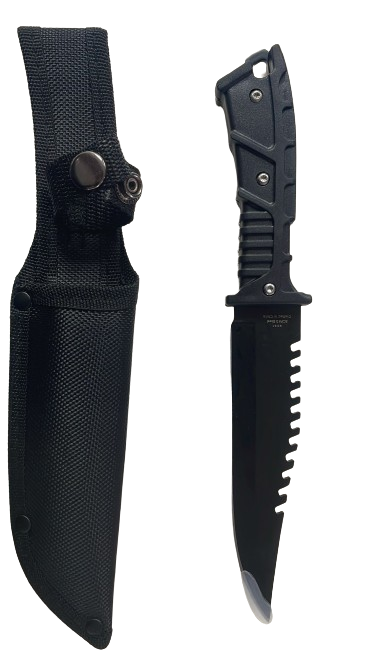 HUNTING KNIVES BLK HANDL