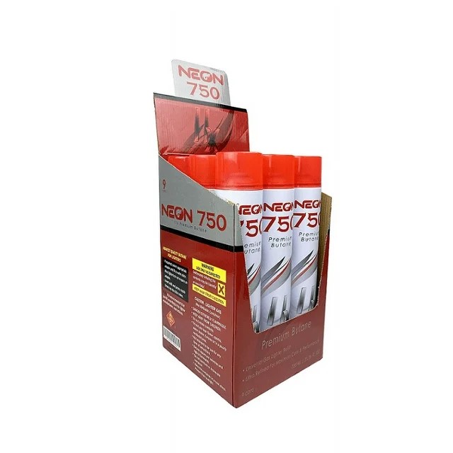 Neon Gas Refill Butane 11X | 750ml Premium Fluid Fuel Ultra | 25.36 Oz