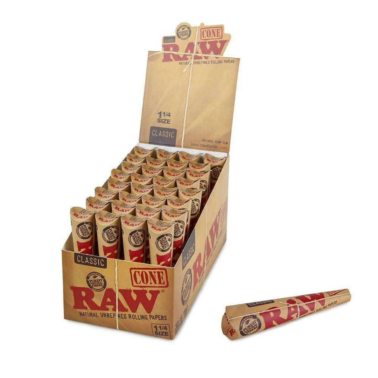 RAW Cone Classic 1-1/4 Size Box (32|6|192)