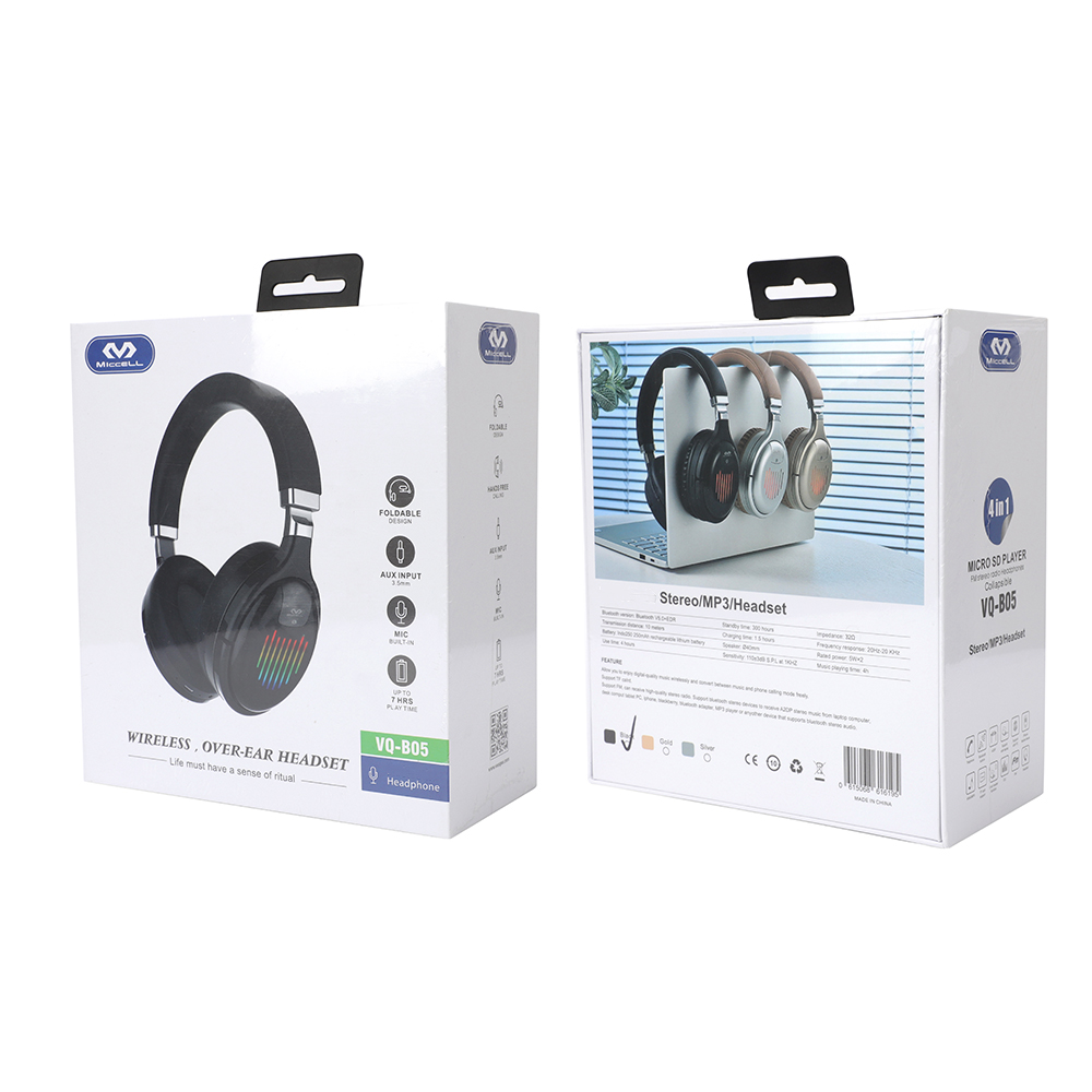 S1010 Wireless Headphone with Built-In Mic (VQ-B05)