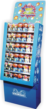Kidsmania Shipper/PP Dubble Bubble Sport Ball Shipper 1/72ct