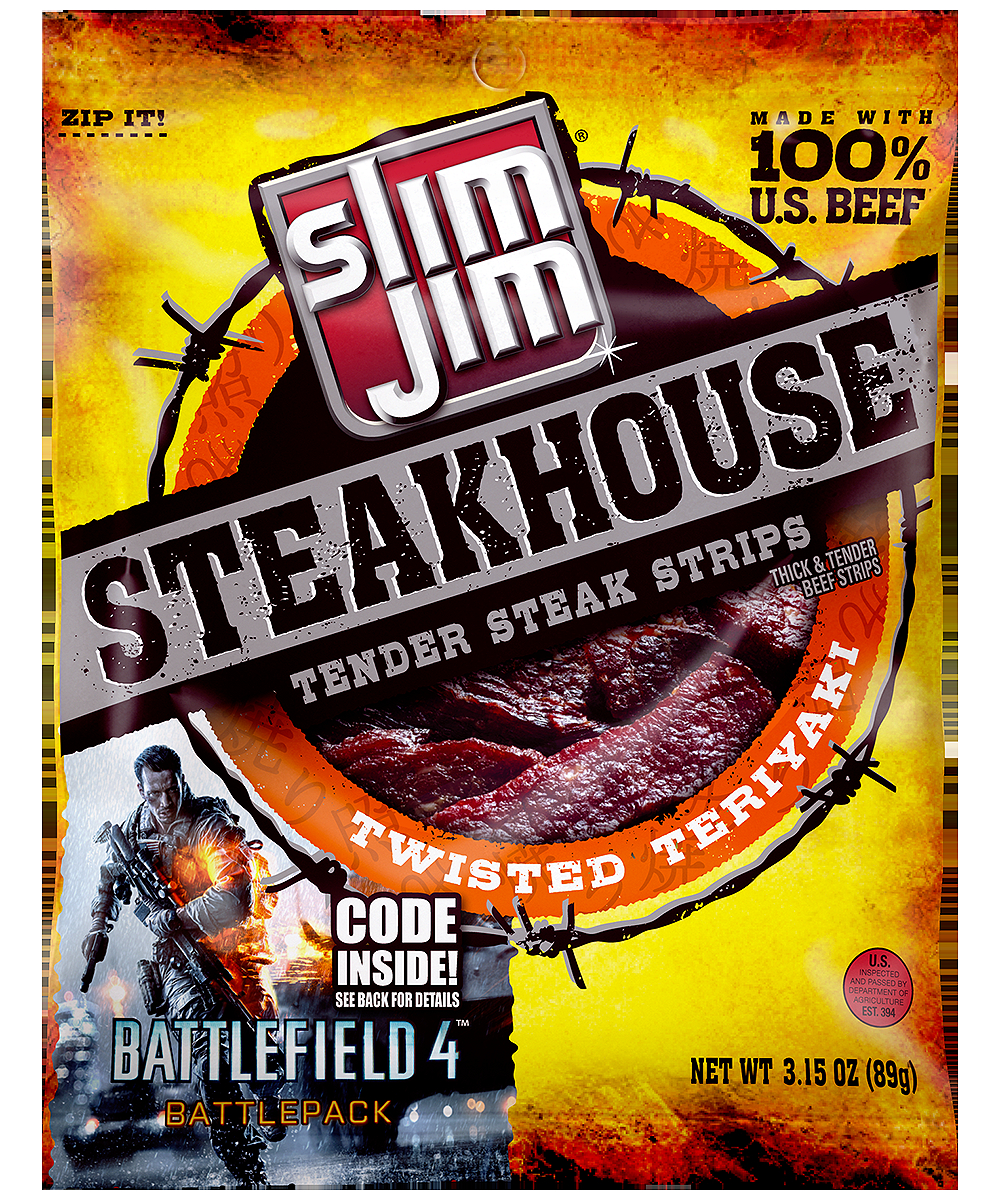 Slim Jim Teriyaki Stkhse Jerky 3.15 Oz  Unpriced
