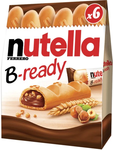 Nuttella B Ready T6 132g-8pk