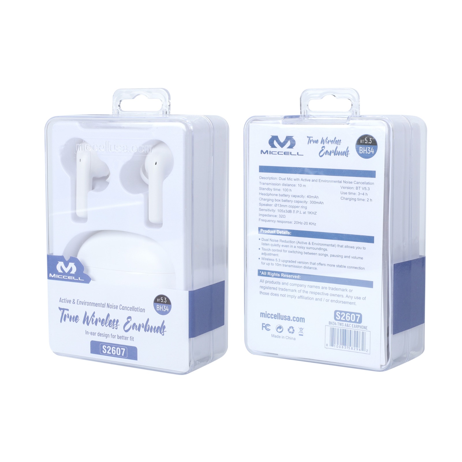 S2607 Miccell Noise-Cancelling Wireless